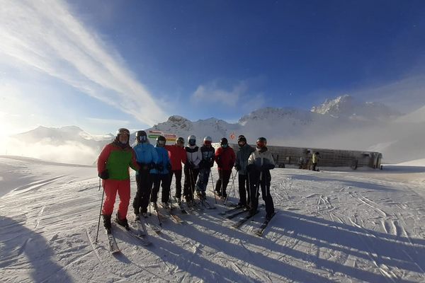 35+ Frauen am Skitag im Pizol